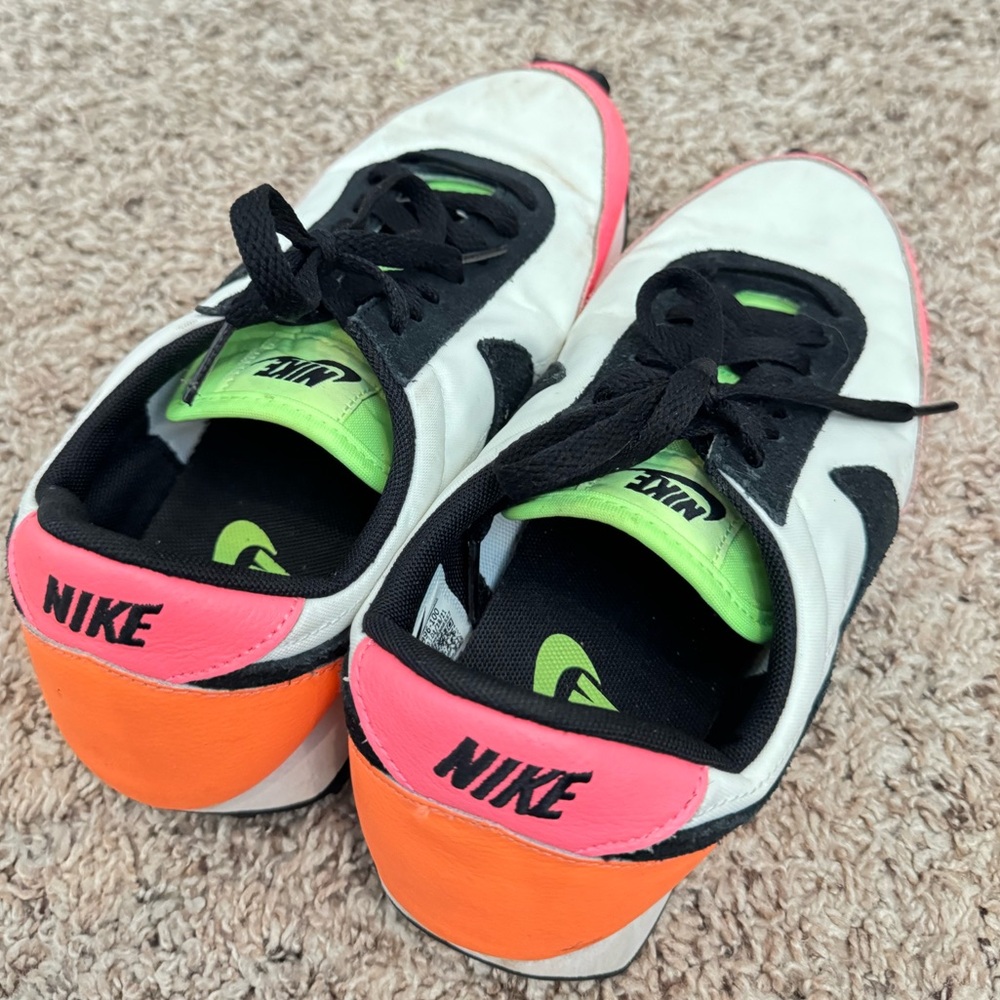 Nike White and Neon Colors Athletic Shoes - Picture 7 of 14